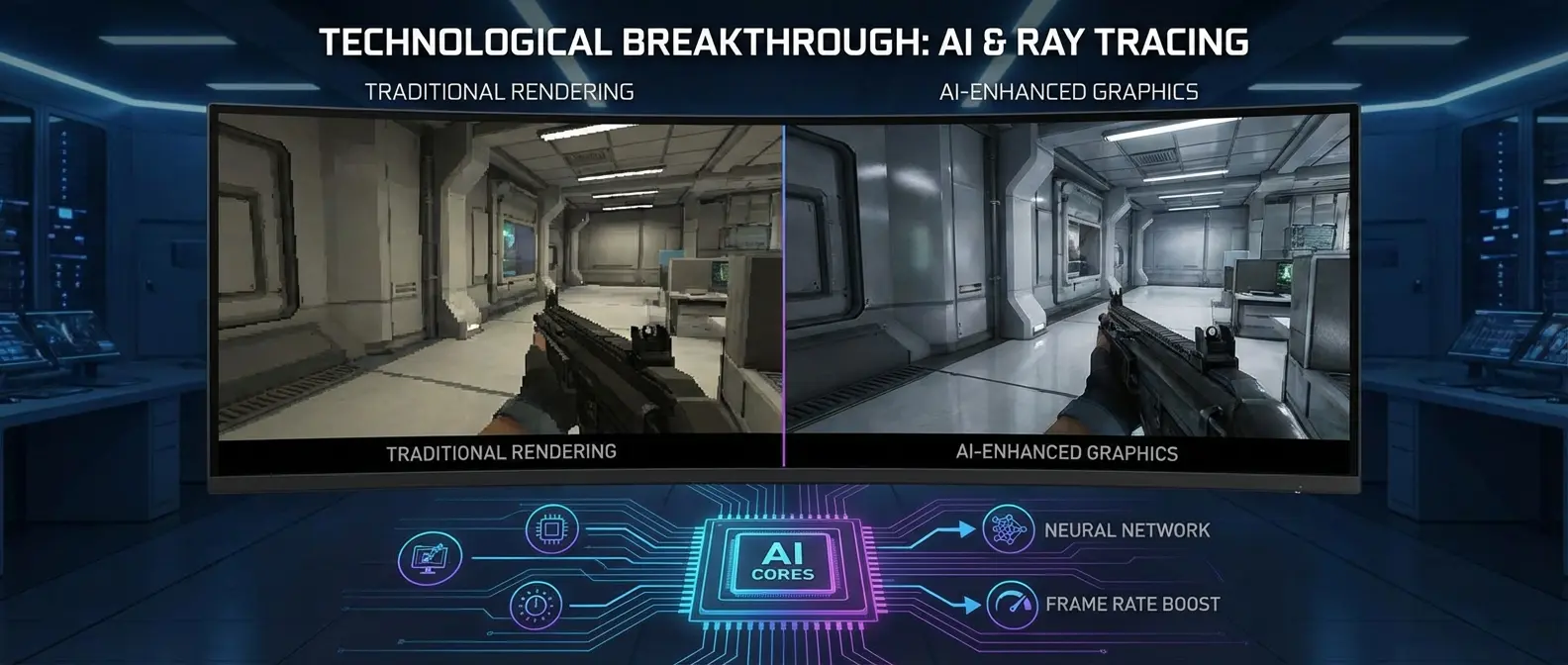 Adaptive difficulty system adjusting gameplay based on player performance