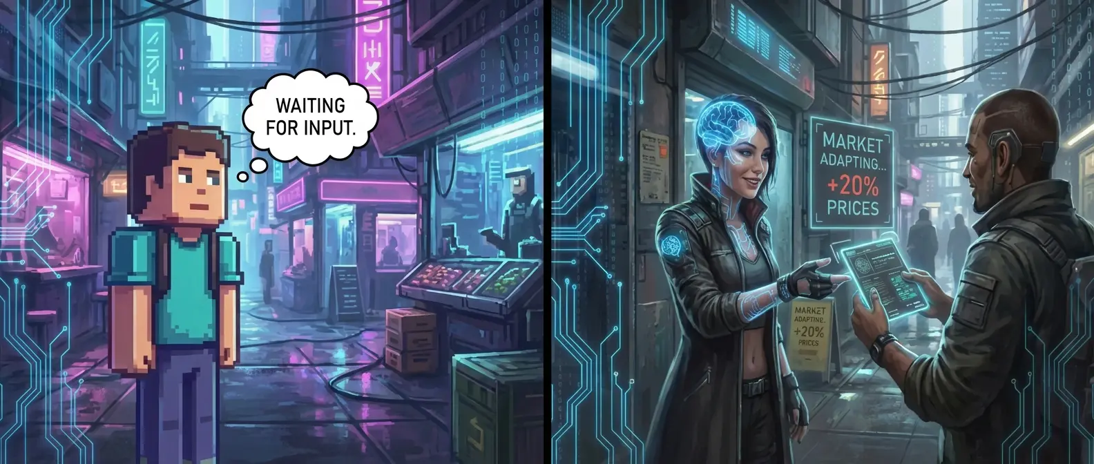 Smart NPCs using artificial intelligence and machine learning algorithms