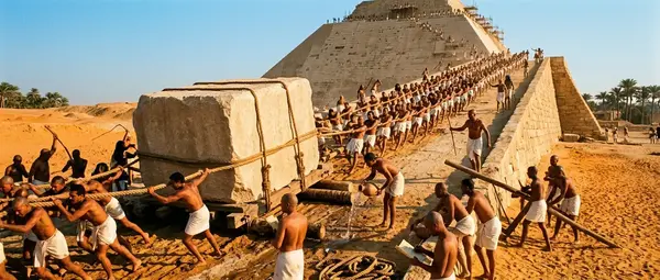 How Ancient Egyptians Moved 100-Ton Stone Blocks