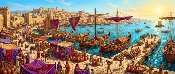 Phoenicians: Tyrian Purple and Global Trade Networks