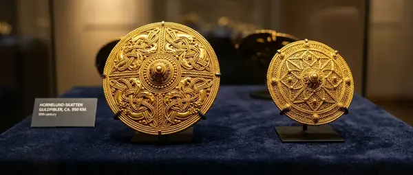 Hornelund Gold Brooches: Denmark