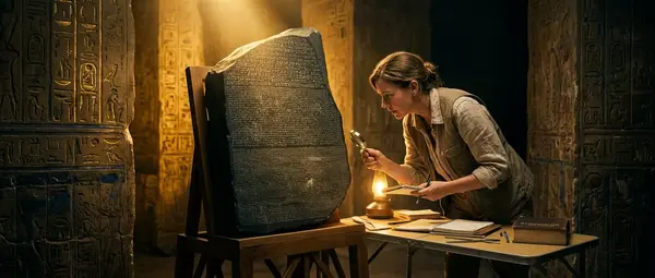 How Hieroglyphs Were Cracked: The Rosetta Stone Revolution