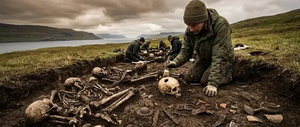 Viking Mass Grave: Giant Warrior