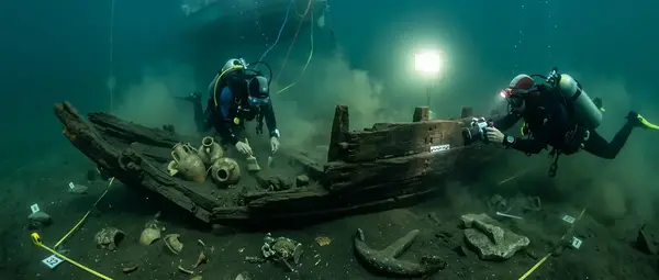 2,000-Year-Old Pharaoh Ship Found Off Alexandria