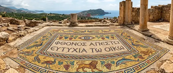 1,500-Year-Old Mosaic Tells Envious Neighbors to Buzz Off