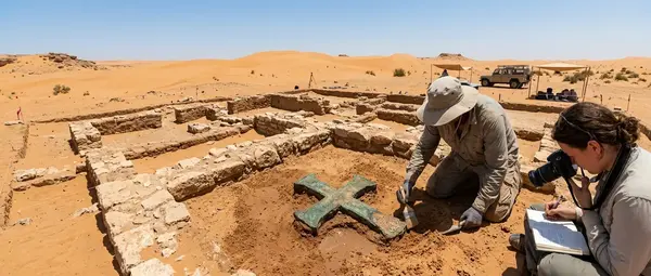 1,400-Year-Old Christian Cross Found in Abu Dhabi Desert