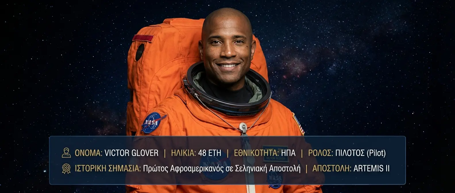 Victor Glover - Πιλότος Artemis II