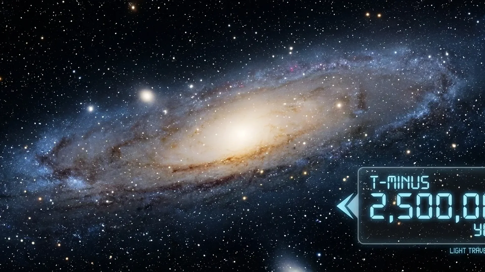 Enrico Fermi's paradox illustration showing empty space despite billions of stars