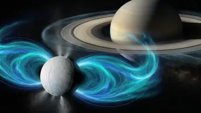 Enceladus: Electromagnetic Energy and the Search for Life