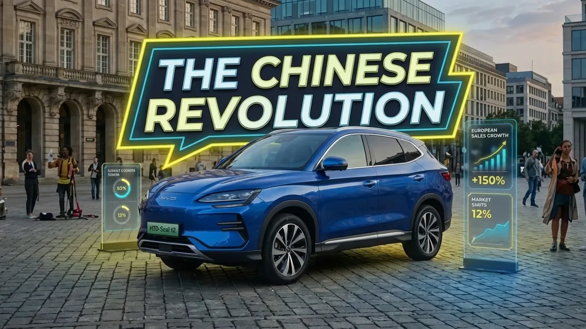 BYD Seal U electric SUV exterior view showing modern design and charging port