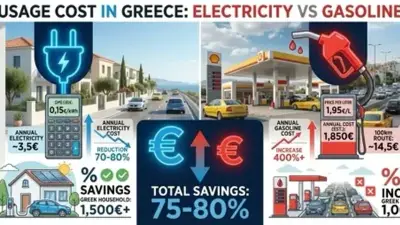 EV Running Costs in Greece: Electricity vs Gasoline