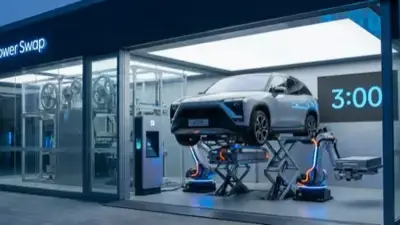 Nio Battery Swap: Battery Change in Under 3 Minutes