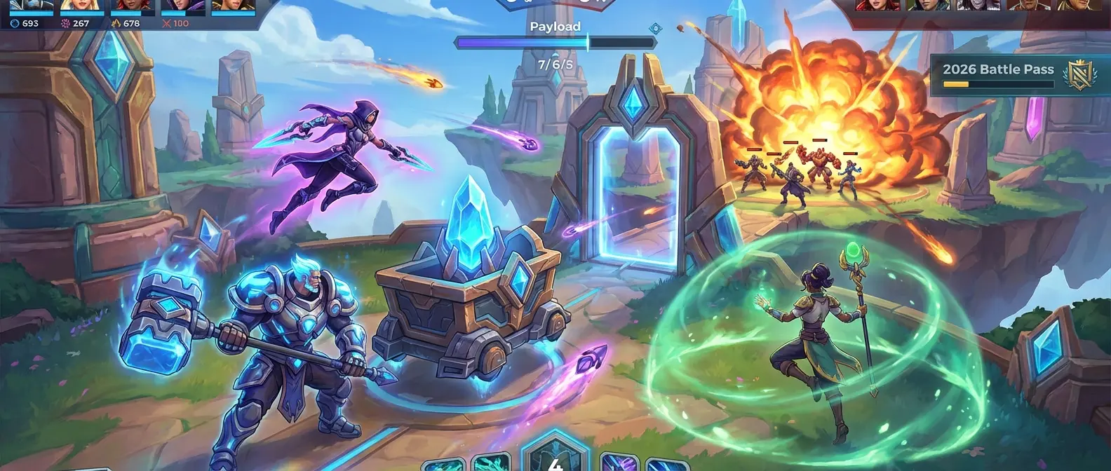 Paladins champion-based shooter with customizable loadouts