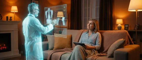 Telemedicine 2040: The Doctor-Hologram