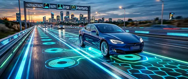 Smart Highways That Charge EVs While Driving