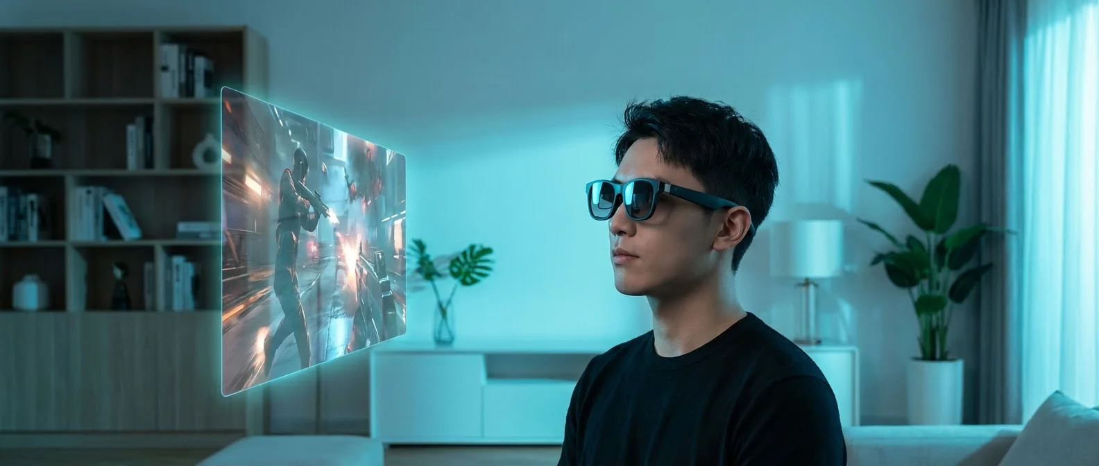 XREAL Air 2 Ultra AR glasses with real-time 3D conversion technology and spatial computing features