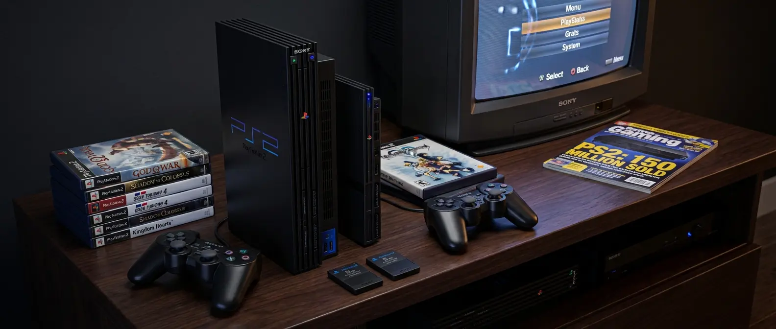 PlayStation 2 black console - best-selling video game console in history
