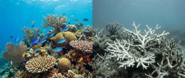 Historic Coral Bleaching Record: Over 50% Damaged