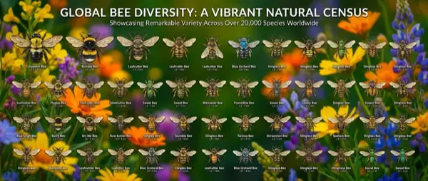 Bees: 26,000 Species — First Complete Global Census