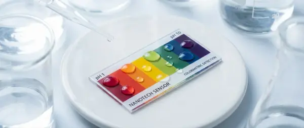 Nanopigment Sensor: Changes Color Based on pH in Seconds