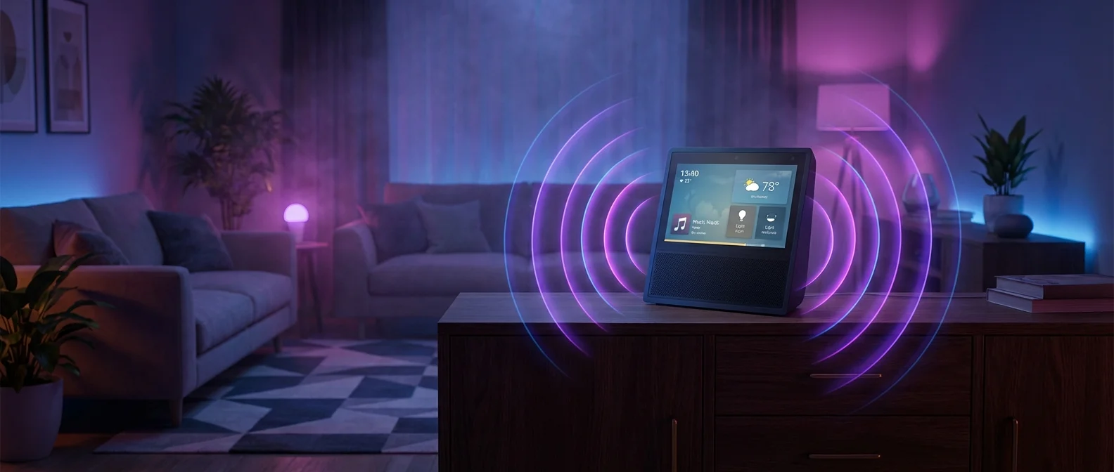 Amazon Alexa Plus 2026 interface showing new generative AI features and smart home controls