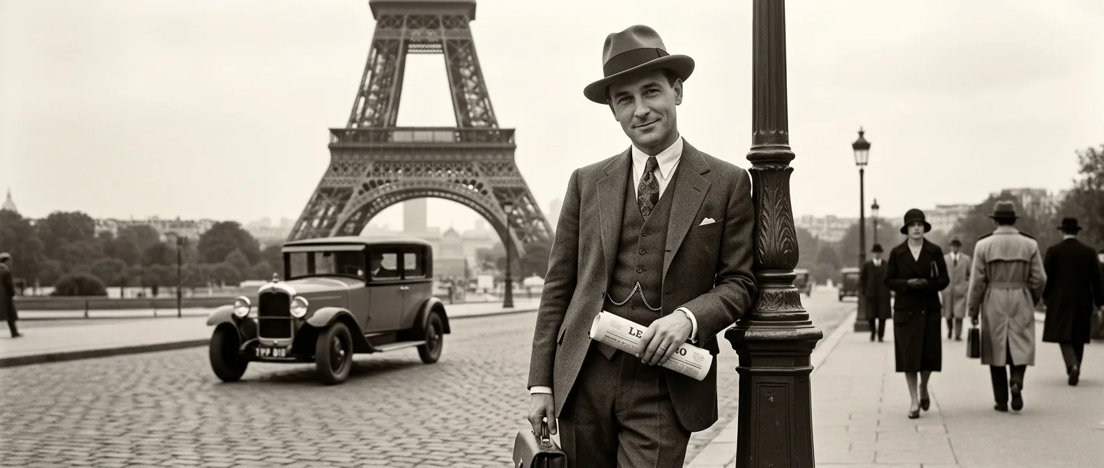 Victor Lustig, the notorious con artist who successfully sold the Eiffel Tower twice to unsuspecting buyers in 1925 Paris