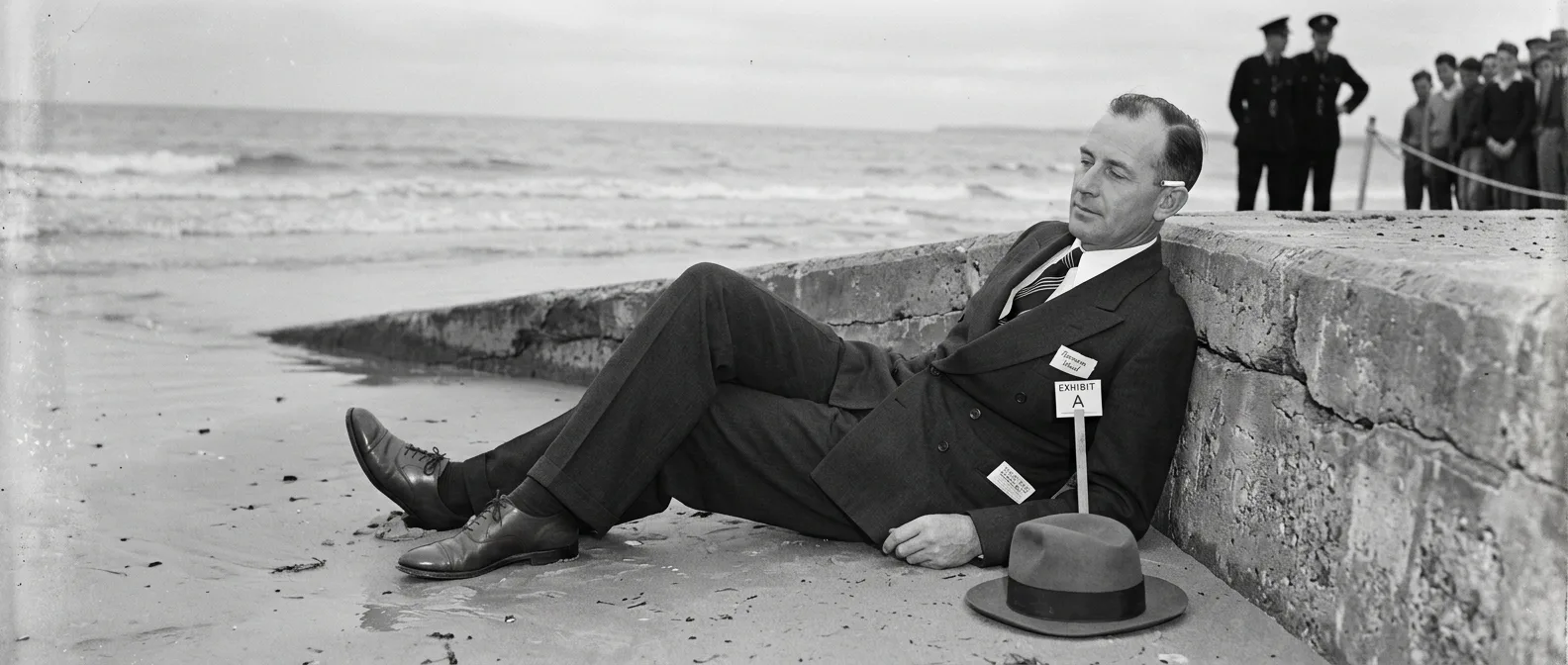 The mysterious Somerton Beach where an unidentified man was found dead in 1948, sparking Australia's most famous cold case