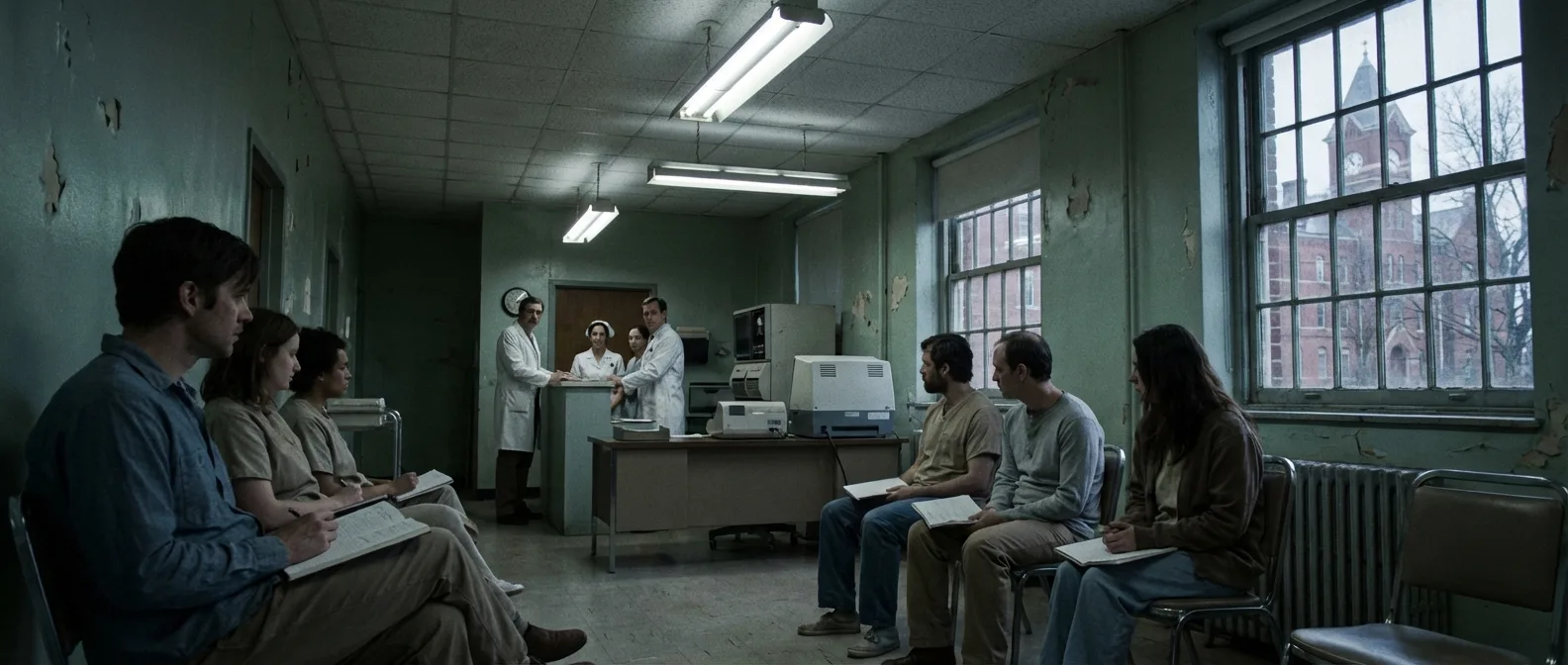 David Rosenhan's groundbreaking psychiatric experiment showing fake patients being admitted to mental hospitals