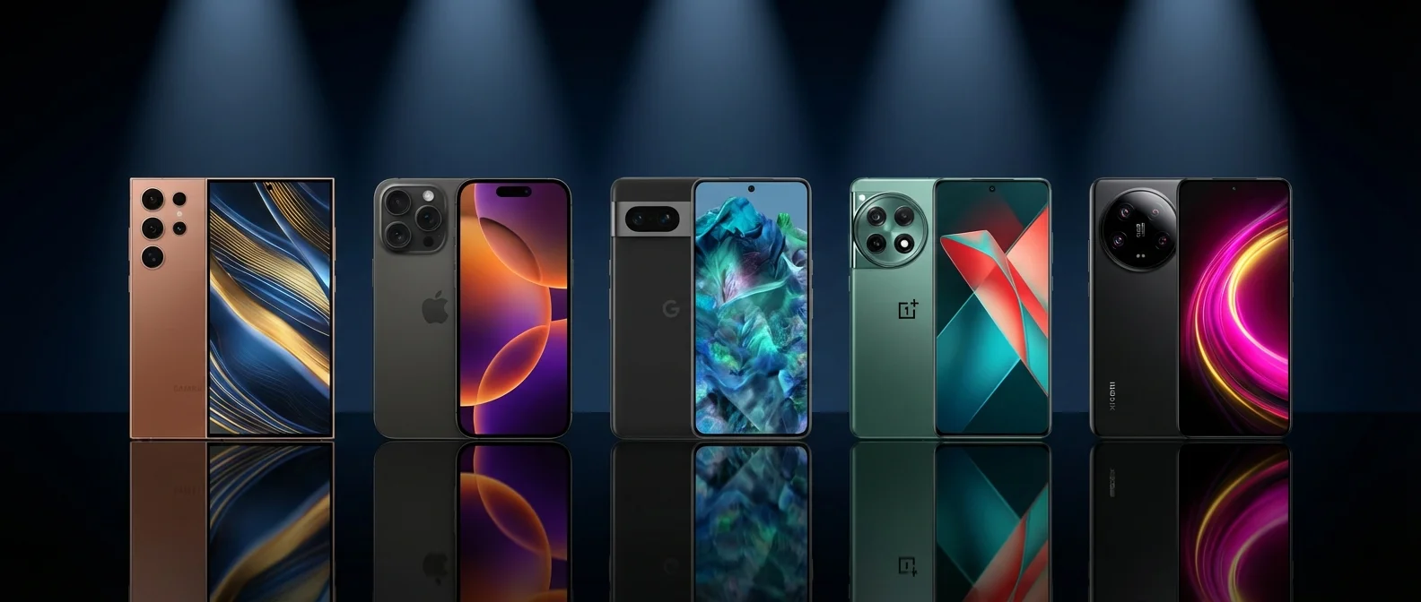 Σύγκριση των 7 καλύτερων 5G smartphones του 2026 με Galaxy S25 Ultra, iPhone 17 Pro Max και Pixel 10 Pro