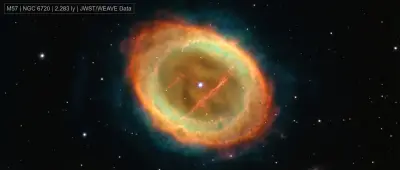 Cosmic Mystery: Giant Iron Bar Discovered in the Ring Nebula