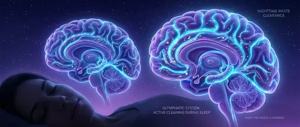 Brain Only Cleans Itself During Sleep: Glymphatic System