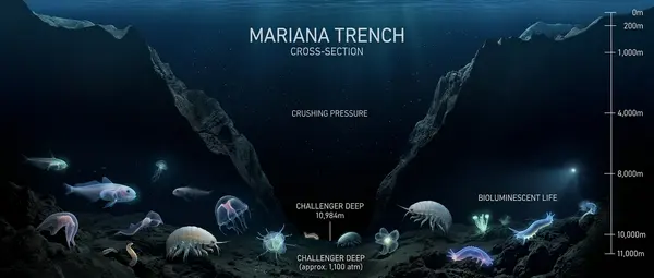 Mariana Trench: What Lives at 36,000 Feet Deep?