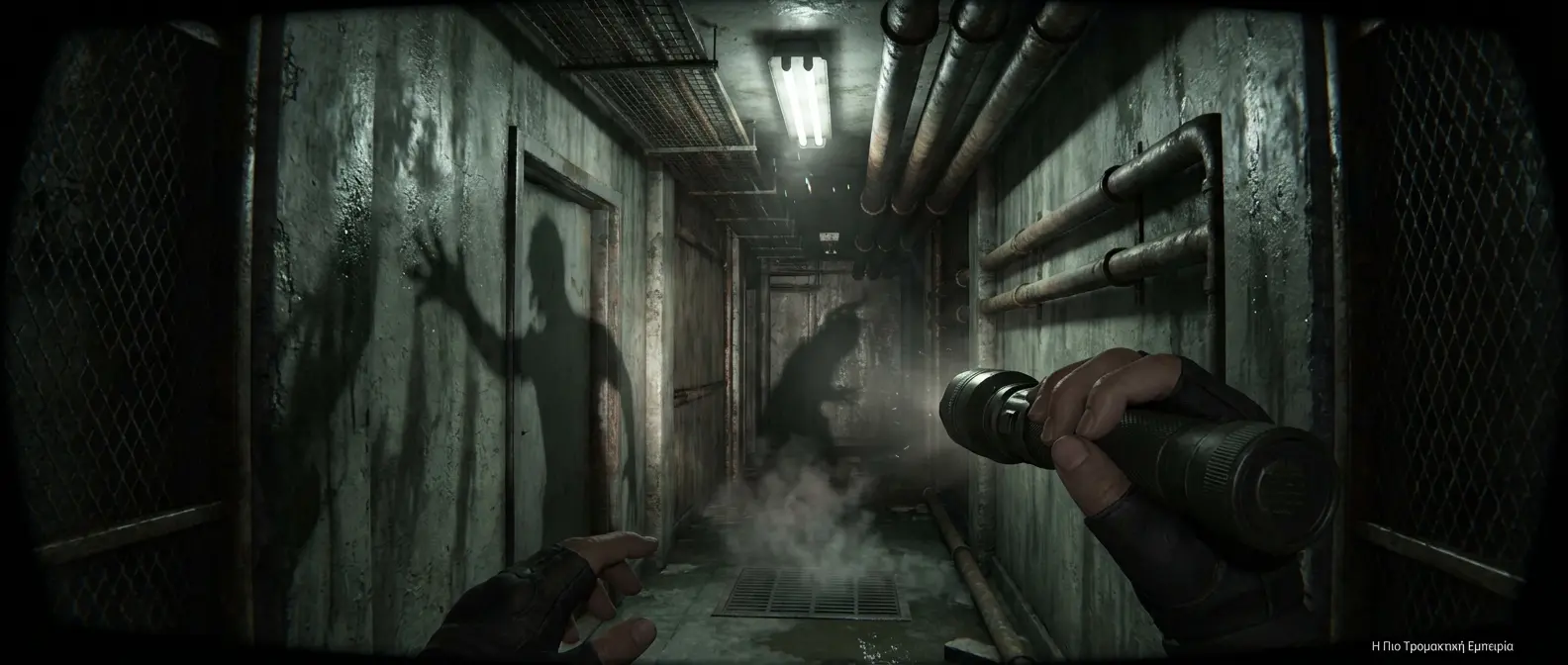 VR Horror Dark Corridor - κλειστοφοβικός διάδρομος με VR εμπειρία