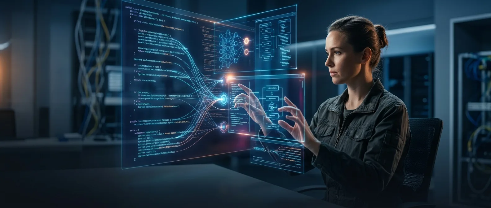 GPT-5.3-Codex interface showing autonomous code generation and self-debugging capabilities in action