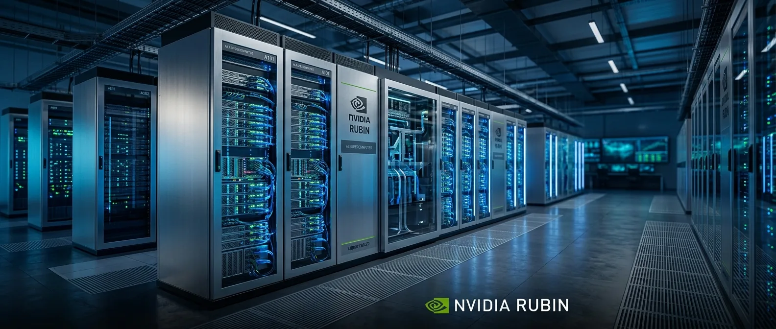 NVIDIA Rubin Platform architecture showing six new AI chips designed for 2026 release