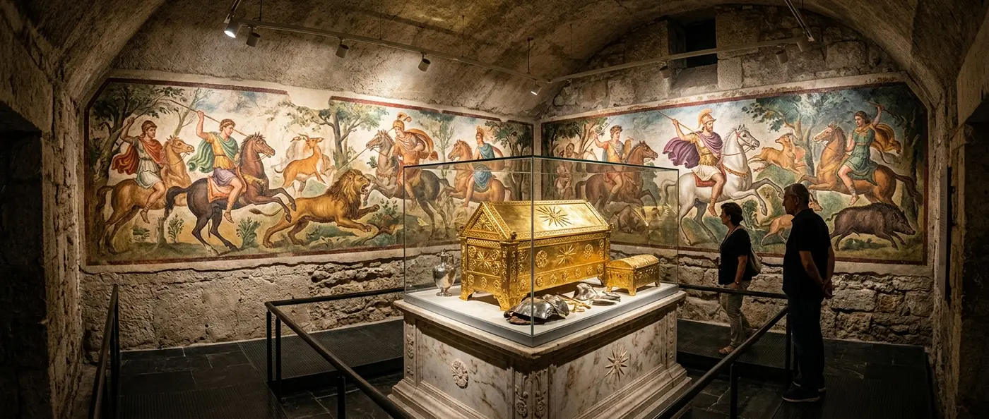 Ancient Macedonia's Royal Tombs: Golden treasures and architectural marvels of the Argead dynasty