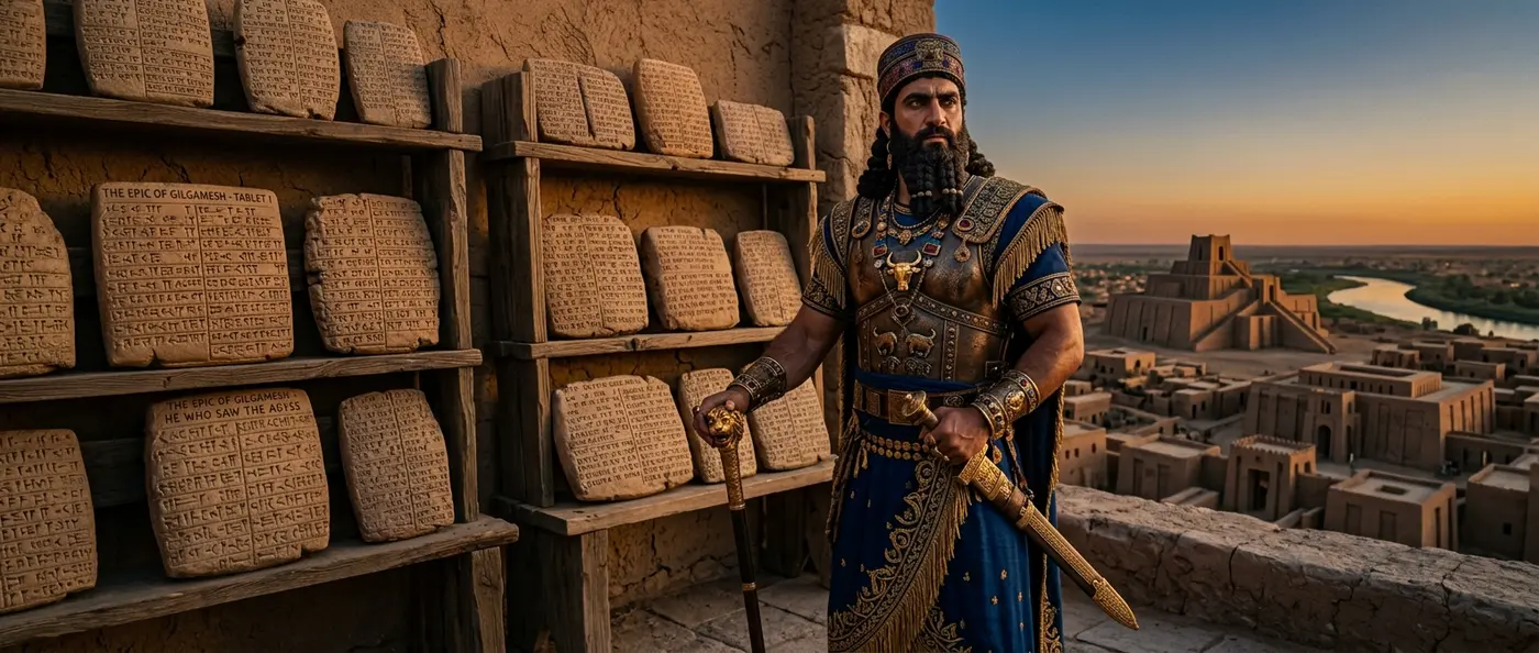 The Epic of Gilgamesh: Ancient Mesopotamian cuneiform tablets