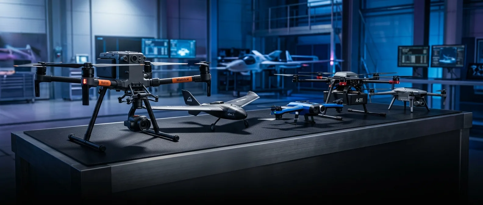 Four approved drone models that received US security clearance exemptions from import ban