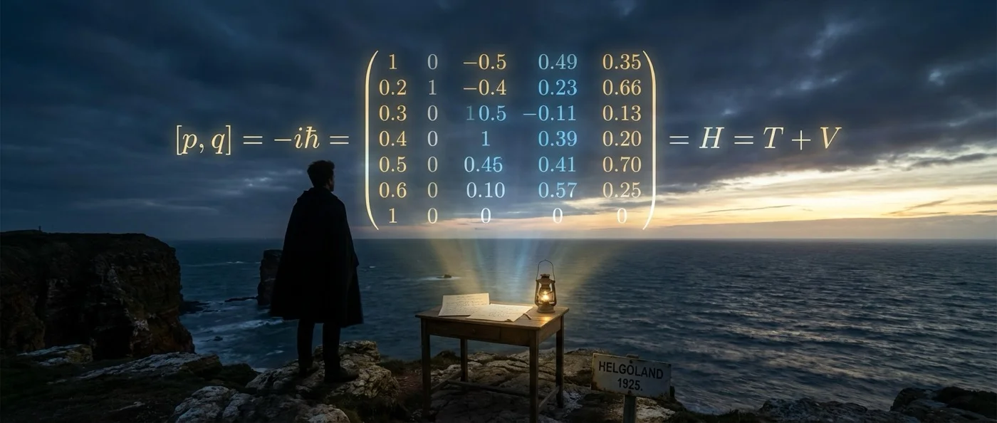 Portrait of Werner Heisenberg, the German physicist who developed matrix mechanics and the uncertainty principle at age 24