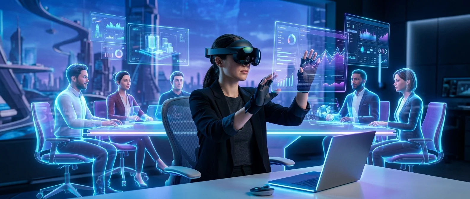 Εργασία στο Metaverse με VR headsets και ψηφιακά γραφεία - Apple Vision Pro και Meta Quest