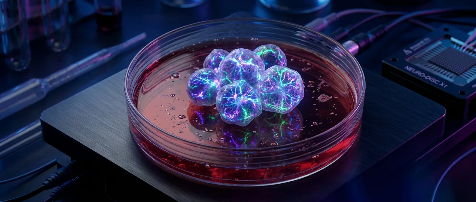 Lab-grown brain organoids revealing electrical patterns of psychiatric disorders