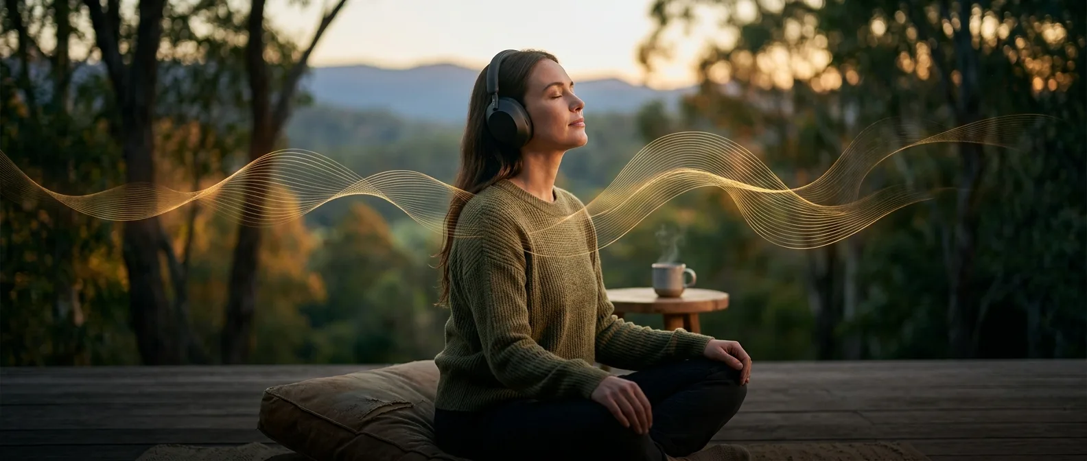 Νέα μελέτη για auditory beat stimulation και μείωση άγχους σε 24 λεπτά