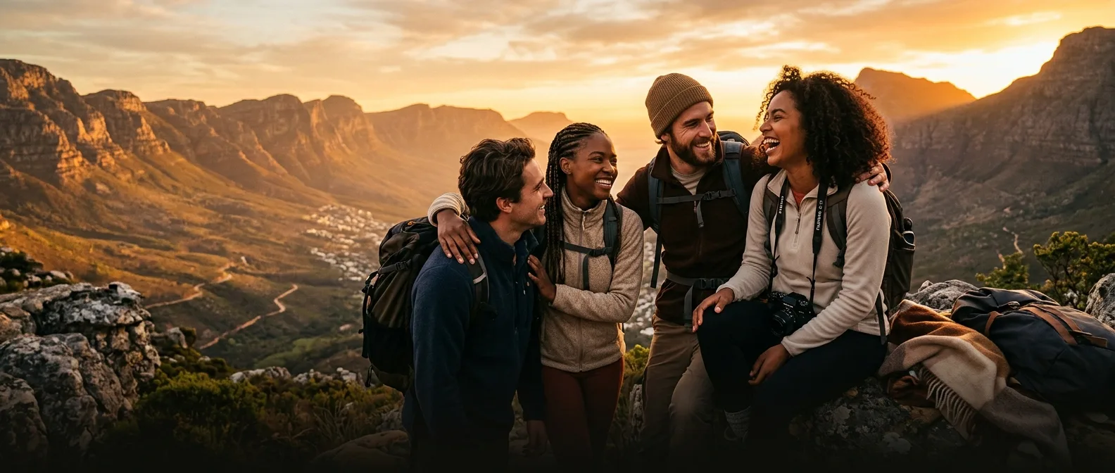 Two travelers forming instant bonds on vacation before returning to separate lives at home
