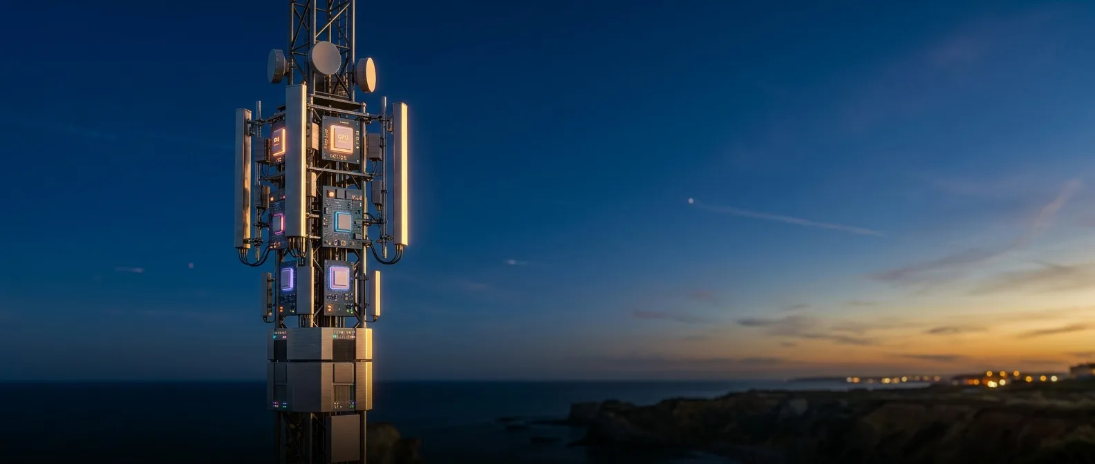 Samsung and NVIDIA competing AI-RAN architectures showing GPU vs CPU network infrastructure for 2026 deployment