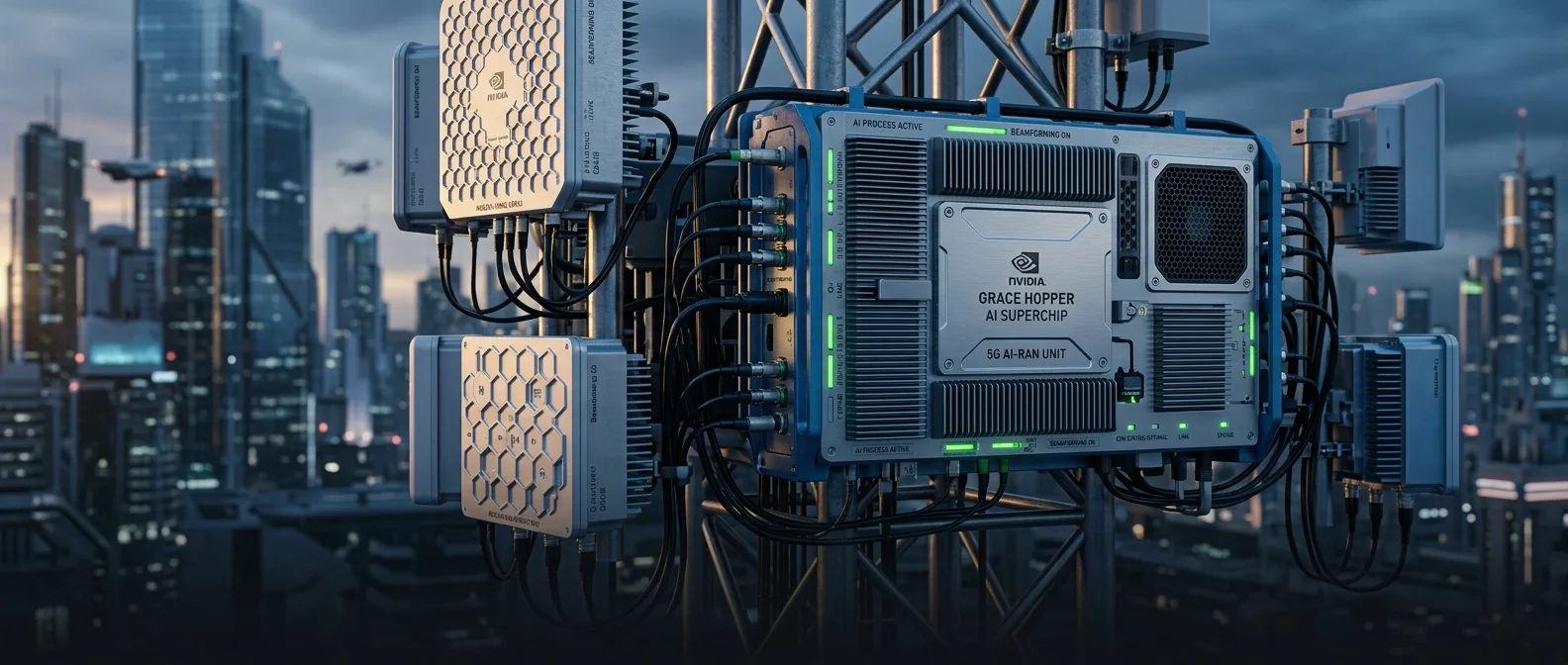 Nokia AI RAN testing setup with T-Mobile and NVIDIA GPU acceleration in Seattle laboratory