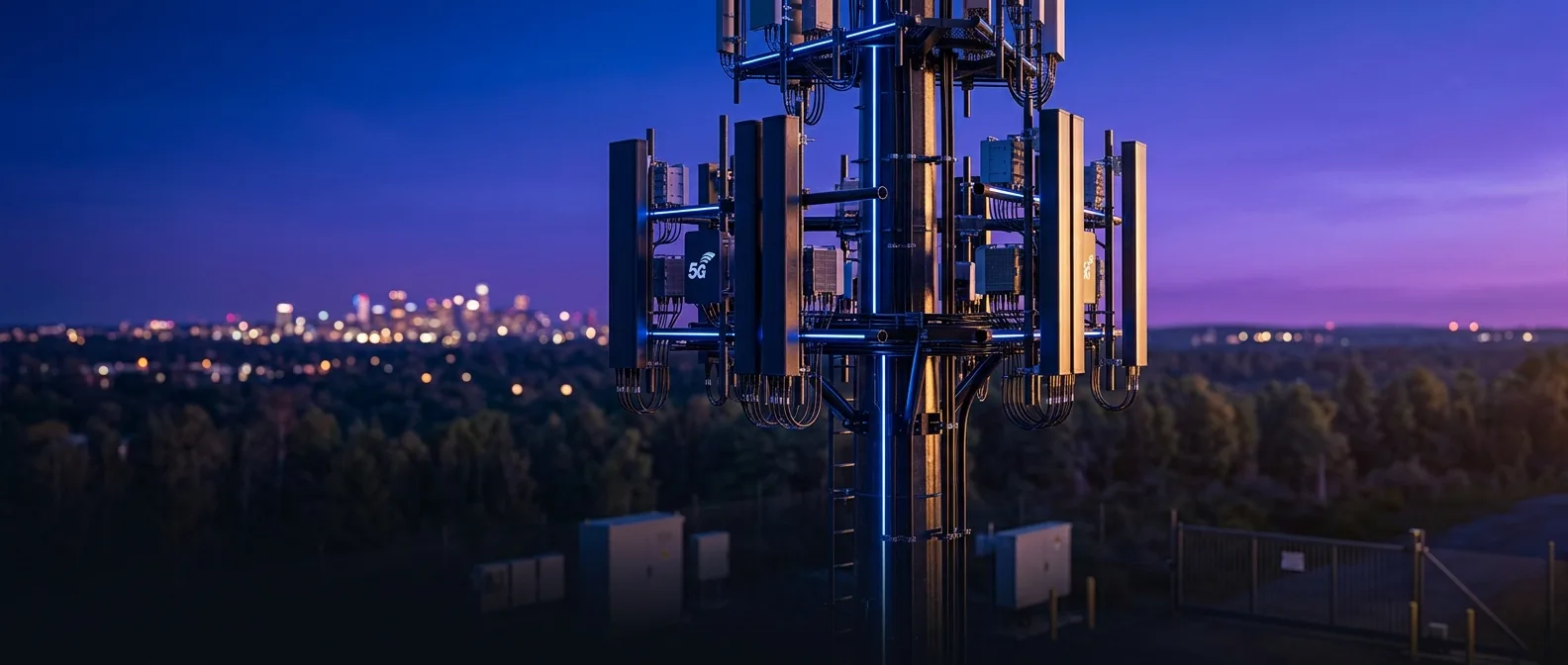 T-Mobile AI RAN Innovation Center building in Bellevue with NVIDIA, Ericsson and Nokia partnership logos